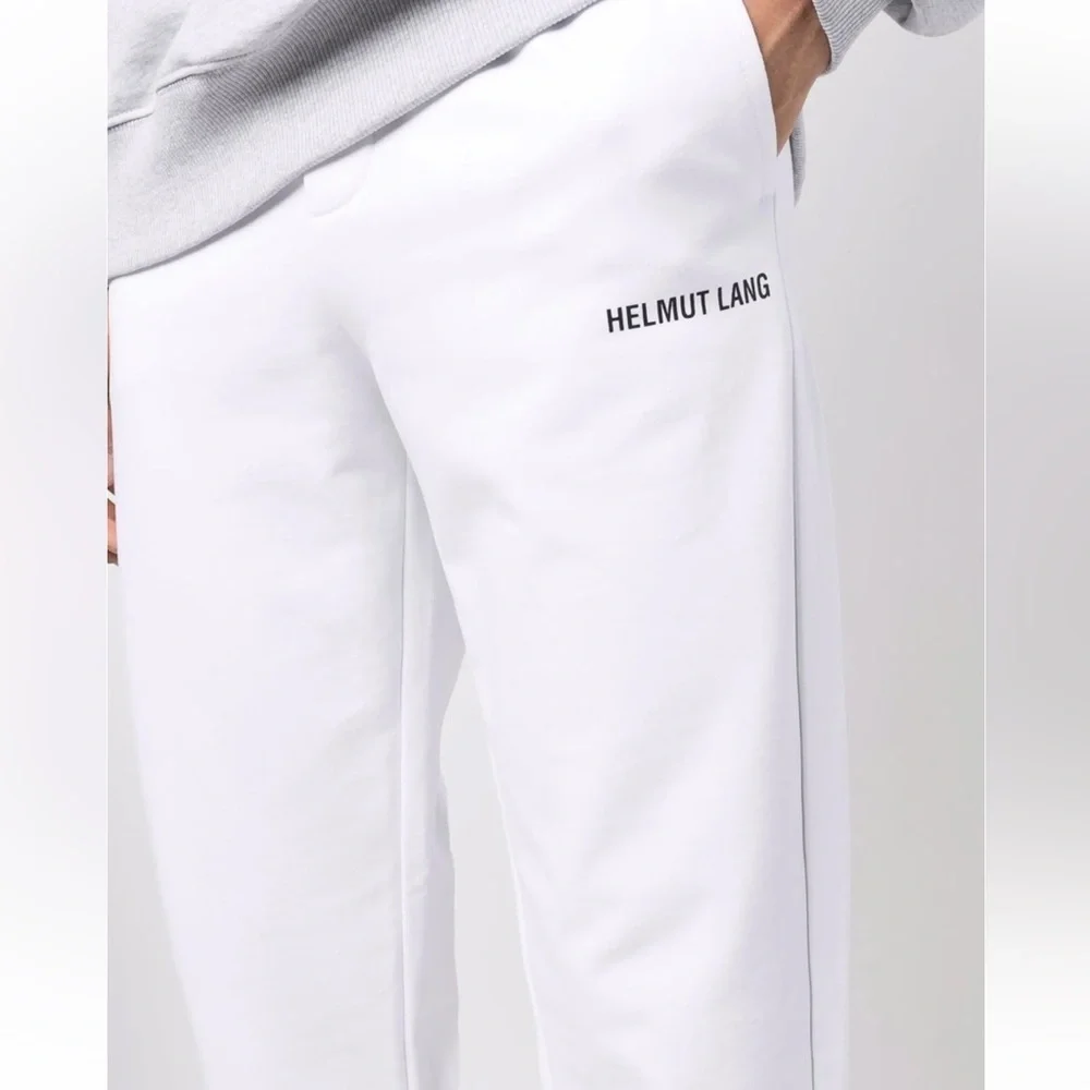 Helmut Lang White logo-print track pants for Men Size Medium - Picture 5 of 10